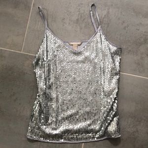 Banana republic sequin tank